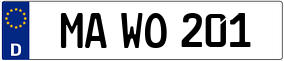 Truck License Plate